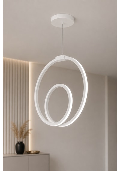 AvizeGO Ovira Led Sarkıt Avize Beyaz Işık