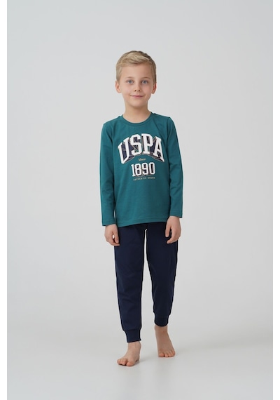 U.S. Polo Assn. Erkek Çocuk Pijama Takımı Baskılı Yeşil Uzun Kol Pijama Takımı Us2636-c-v2 Us2636-c-v2 U.S. Polo Assn. Erkek Çocuk Pijama Takımı Baskılı Yeşil Uzun Kol Pijama Takımı Us2636-c-v2 Us2636-c-v2