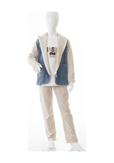 Xo Kids Erkek Çocuk 3lü Alt Üst Takım 6-9 Yaş 13209 Bej