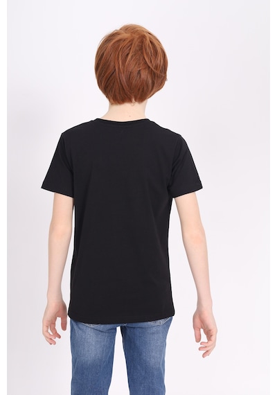 Toontoy Kids Toontoy Unisex Çocuk Atatürk Baskılı Tişört Siyah