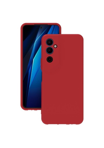 Tecno Pova Neo 2 Kılıf Kamera Korumalı Silikon Rubber Arka Kapak Kırmızı