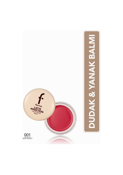 Flormar Latte Doğal Renk Veren Parlak Bitişli Dudak Ve Yanak Balm'ı 001 Rosy Roast
