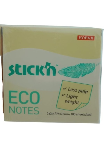 Gıpta Stick'n Post-it Pastel Sarı 76x76 100 Yp 12'li Paket