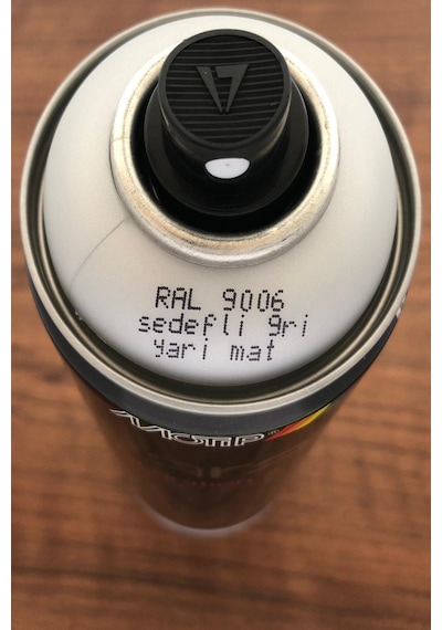 Motip Carat Ral9006M Sedefli Gri Yarı Mat Sprey Boya 400 ML