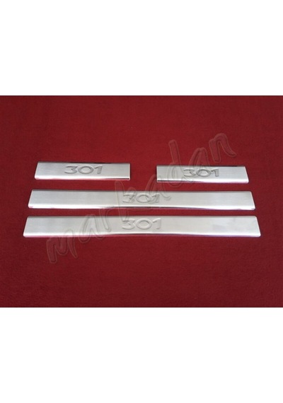 Db Chrome Peugeot 301 Krom Kapı Eşiği 2012 Sonrası 4 Parça P.Çeli (494314735)