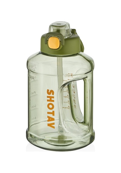Shotay St-6291 1500ml Yeşil Pipetli Matara Diğer