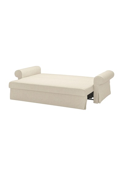 Ikea Bej Modern Kanepe - 3'lü Yataklı Kanepe