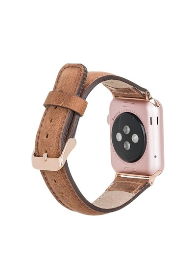 Bouletta Apple Watch Uyumlu Deri Kordon 42-44-45Mm G19 Taba