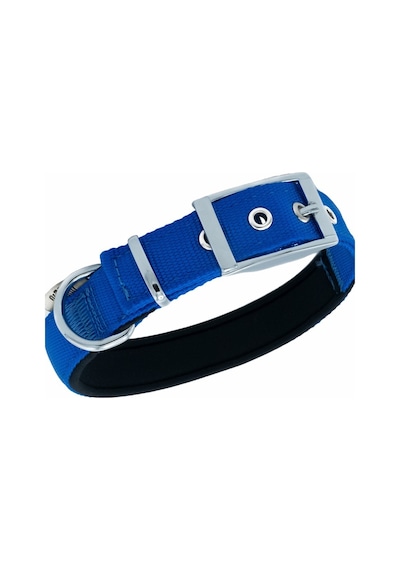 Doggie Elit Dokumadan El Yapımı Köpek Boyun Tasması 2.5 x 42-50 CM Royal Mavi