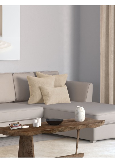 Br Perle Home Daily Series Bej Rengi Kırlent Yastık Kılıfı Bej