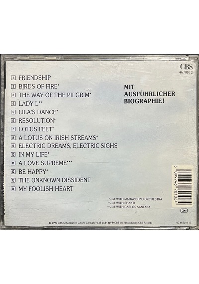 Plak Değildir Cd Dir Cd John Mclaughlin Greatest Hits Cd