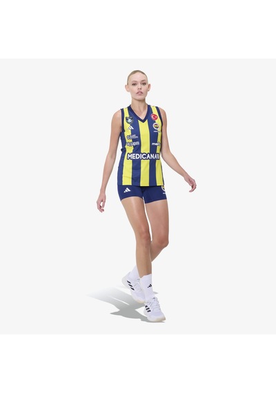 Adidas Fenerbahçe Kadın Mavi/sarı Voleybol Forması Kc3615 Mavi