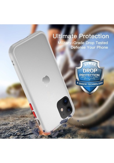 Apple Uyumlu iPhone 11 Kilif Darbeye Dayanikli Mat Silikon Kapak 392711864