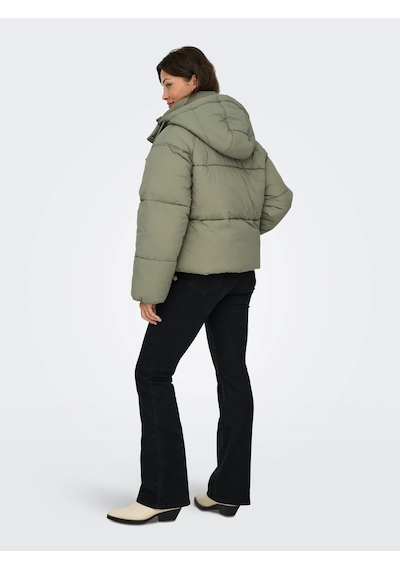Only Onlhope Short Puffer Kadın Şişme Mont 15322013 Yeşil