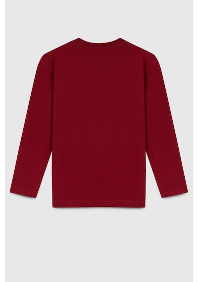 Name It Benetton Erkek Çocuk Uzun Kollu Tshirt Bnt-b23337 Bordo