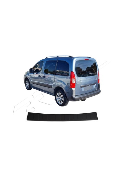 Peugeot Partner Tepee Uyumlu 2009-2017 Abs Arka Tampon Üstü Koruma