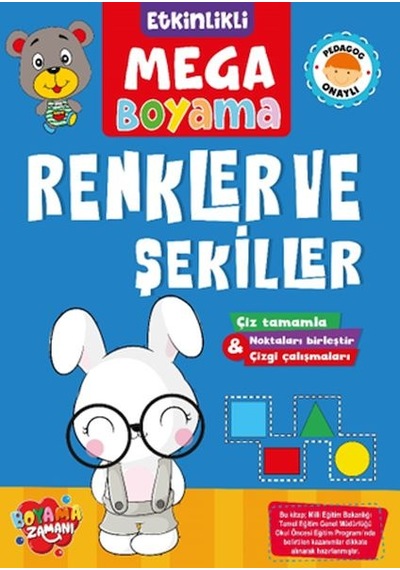 Etkinlikli Mega Boyama - Renkler Ve Şekiller