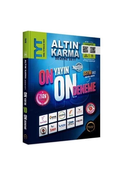 2024 Model Tyt 10 Yayın 10 Deneme Altın Karma Yayınları