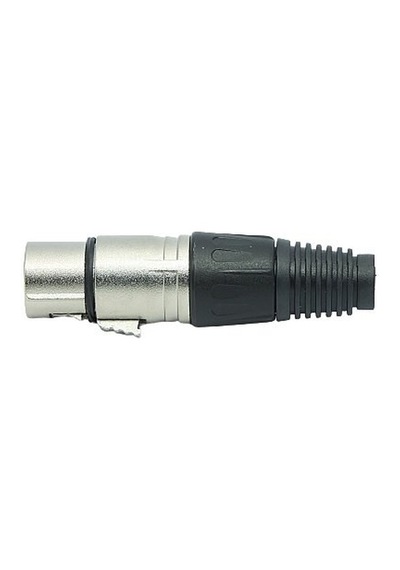 Canon 3 Pin Metal Dişi Jack Fiş
