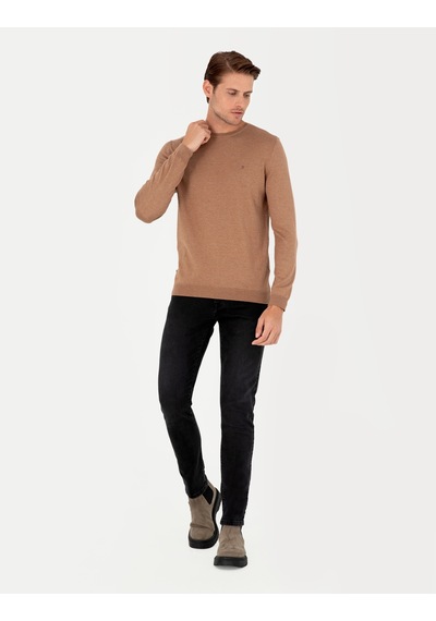 Pierre Cardin Erkek Camel Melanj Kazak /triko 50296621-vr122 Camel Melanj