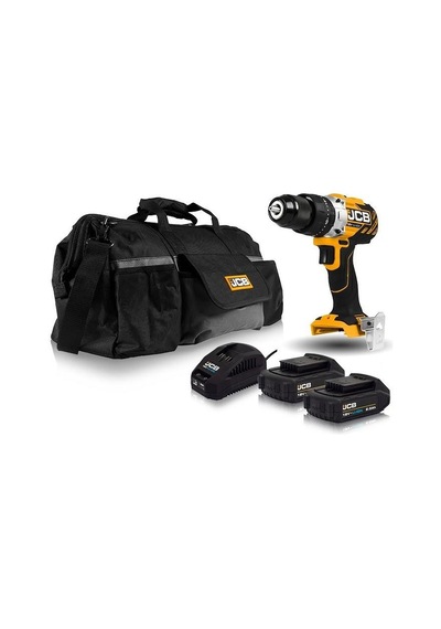 Jcb 21-18BLCD Kömürsüz Çift Akülü Darbeli Matkap 18 V 4.0 Ah