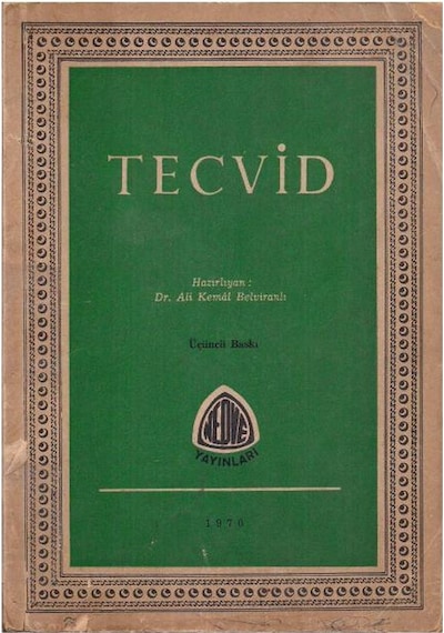 Tecvid Ali Kemal Belviranlı