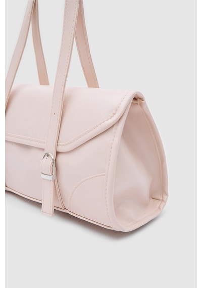 Shule Bags Lue Vintage Baget Çanta Pudra Pembe