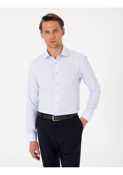 Pierre Cardin Erkek Açık Mavi Gömlek Desenli 50304594-vr003 Açik Mavi