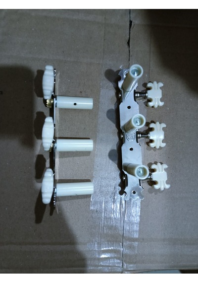 Mitello Gmh911N 3+3 Klasik Gitar Burgu Set + Vida