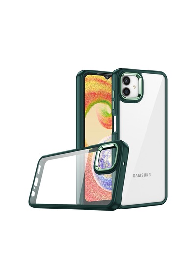 Galaxy A04E Kılıf Zore Flora Buton,Kenar Çevresi Renkli Kılıf
