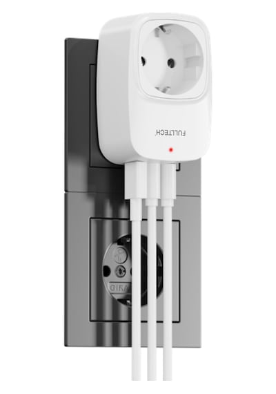 Ftr-24 Çoklu Duvar Prizi 16a 3680w Beyaz 2x Usb-c + 1x Usb-a Şarjlı Priz Akım Korumalı Surge Protection Akıllı Priz 0
