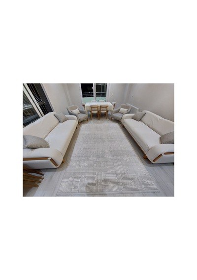 Duru Halı Maçka 2154a 200x290 6m2 Yün Dokuma Halı Gri