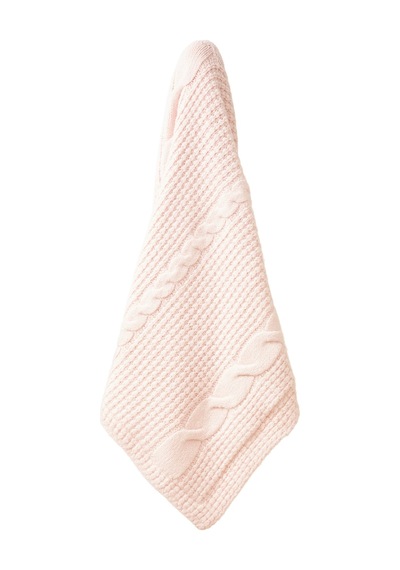 Yürütmeli Triko Battaniye 8009 Pembe