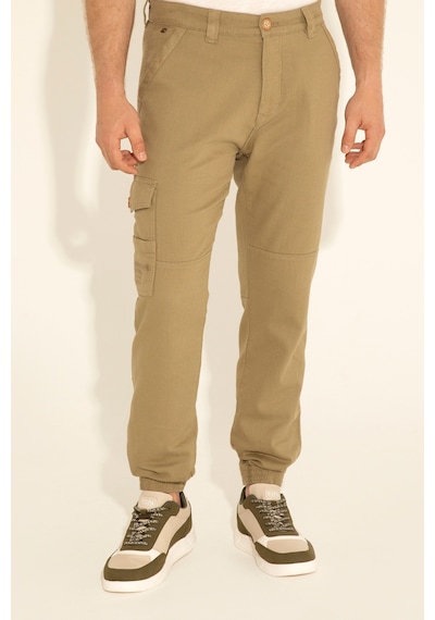 U.s. Polo Assn. Erkek Haki Pantolon Kanvas-chino 50283967-vr027 Haki