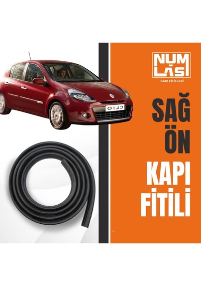 Renault Clio 3 Sağ Ön Kapı Fitili-a Kalite-numlas-nm7279
