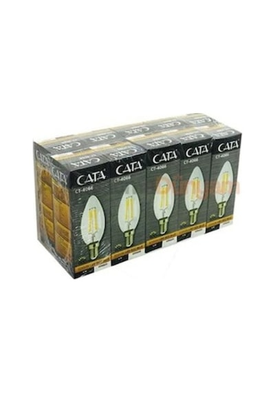 Cata 10 Adet Ct-4066 Rustik Led Buji Ampul(4W)