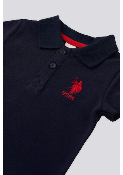 U.S. Polo Assn. Lisanslı Collar Lacivert Erkek Bebek Takımı 5274-43211 Lacivert