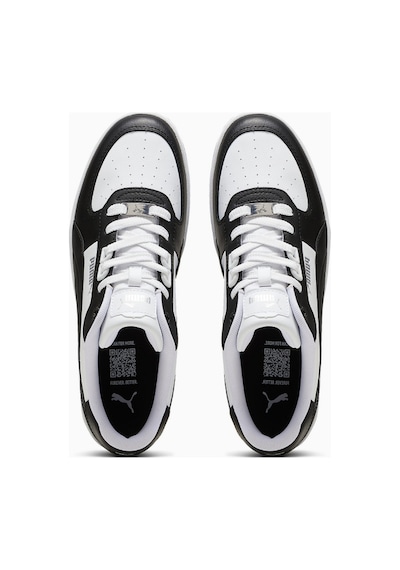 Puma Caven 2.0 Unisex Sneaker Spor Ayakkabı Hakiki & Sentetik Deri Siyah/beyaz