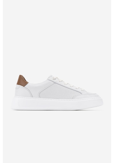 Valmenti Erkek Hakiki Deri Beyaz Sneakers & Spor Ayakkabı 1149 Style-9 Erk Ayk Y26 Beyaz/taba