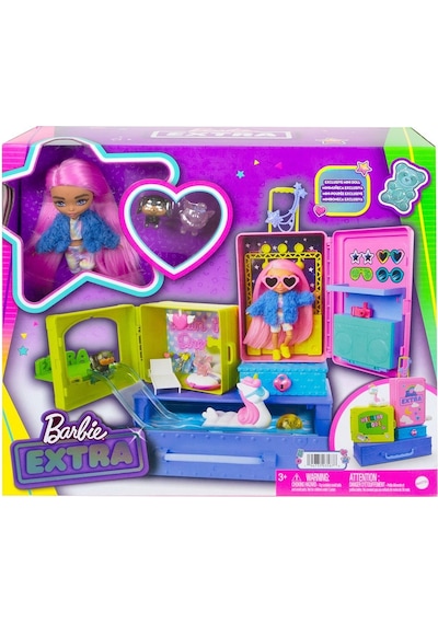 Hdy91 Barbie Extra - Mini Bebekler Ve Hayvan Dostlarının Seyahat