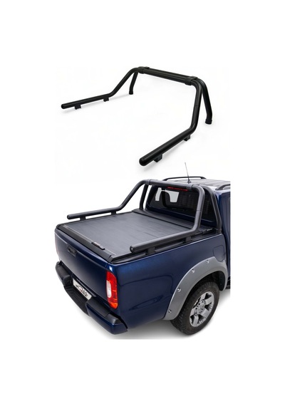 Isuzu D-max 2012-2020 Uyumlu Araca Özel Kobra Ø60mm Rollbar Siyah