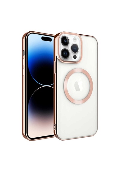 Apple Uyumlu iPhone 14 Pro Max Kılıf Magsafe Wireless Şarj Özellikli Setro Silikon