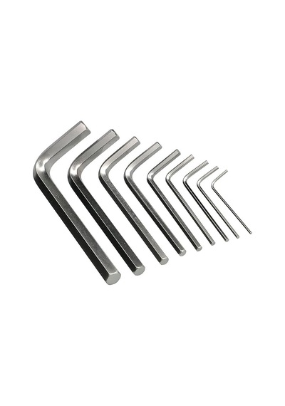 Vıvaluxe 9 Parça Çelik Alyan Anahtar Seti,1,5 Mm Ve 10 Mm Arası Kısa Düz Köşe Allen Anahtar Takımı, Isı İşlem Görmüş Dayanıklı Çelik, Ergonomik Taşıma Aparatlı, Mobilya, Bisiklet Ve Tamir İşleri İçin