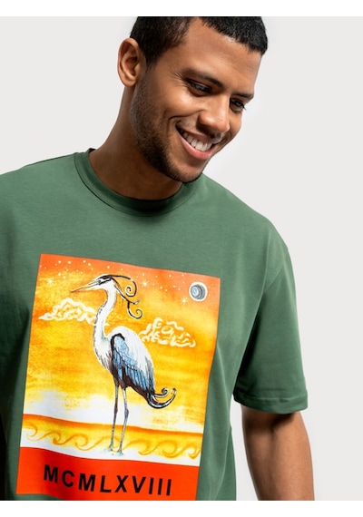 LOFT Loose Fit Erkek Tshirt K.kol Lf2036532 Q1.v1 Yeşil
