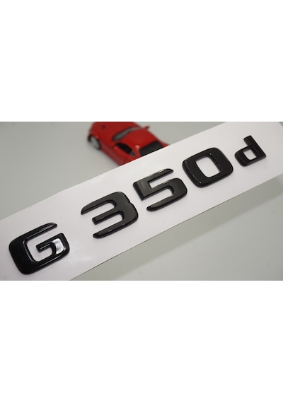 G 350d Bagaj Parlak Siyah ABS 3M 3D Yazı Logo