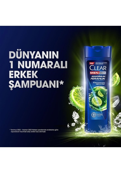 Clear Men Maksimum Ferahlık Şampuan 350 Ml 16'li Paket