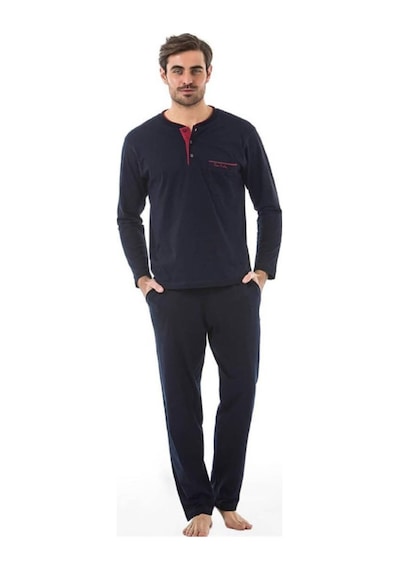 Pierre Cardin 5560 Erkek Çeyizlik Beşli Rop Pijama Takım - Lacivert Lacivert