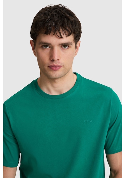 U.S. Polo Assn. U.s. Polo Assn. Erkek Koyu Yeşil Tişört Basic 50327022-vr079 Koyu Yesıl