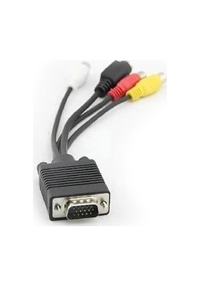 S-video-rca Av Adaptör Kablosu, Pc Dizüstü Bilgisayar İçin Vga Svga Tv Çıkış