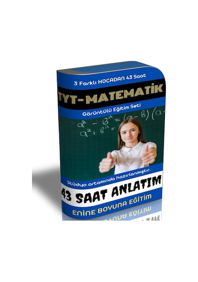 Enine Boyuna Tyt Matematik Video Eğitim Seti 3 Farklı Hocadan 43